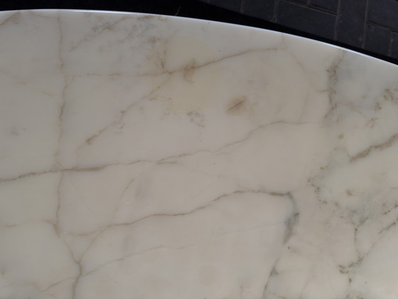 Image 1 of Vintage Coffee Table Marble Chrome