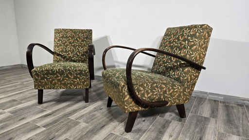 Set of Vintage Armchairs by Jindrich Halabala