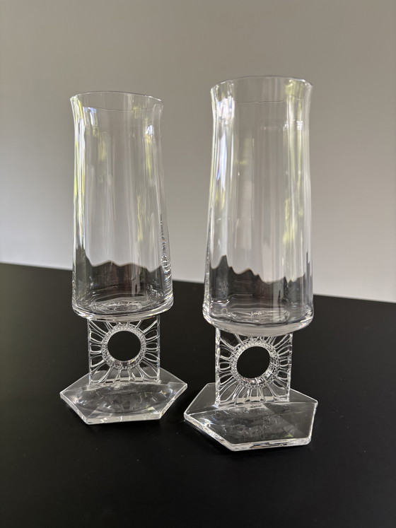Image 1 of Vintage 1960’s Riedel champagneglazen, model Kreta