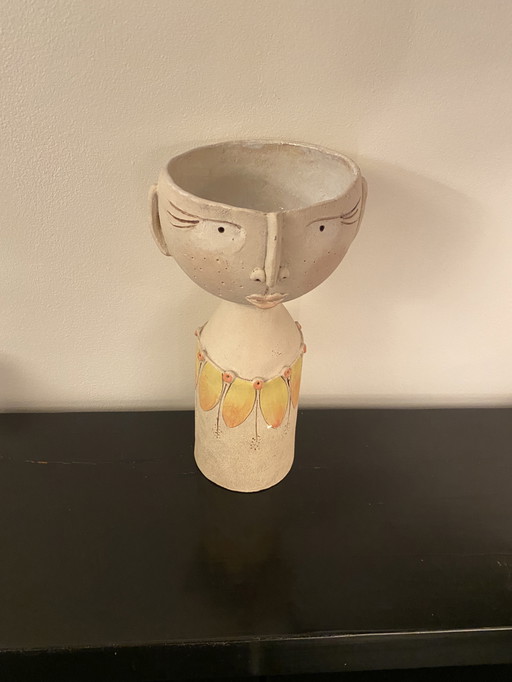 Vintage Handcrafted Plant Sculpture