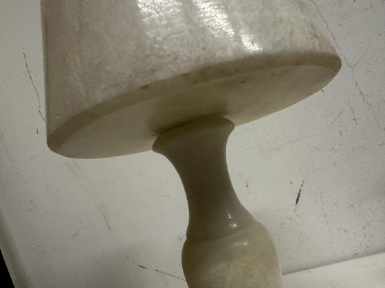 Image 1 of Vintage 70's Alabaster Lamp H 39 Cm