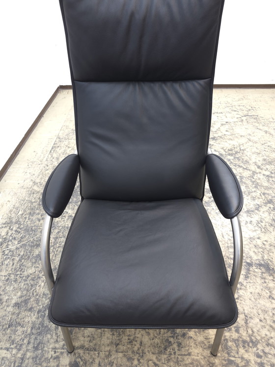 Image 1 of De Sede ds 270 sillón negro sillón de diseño sillón de cuero sillón función