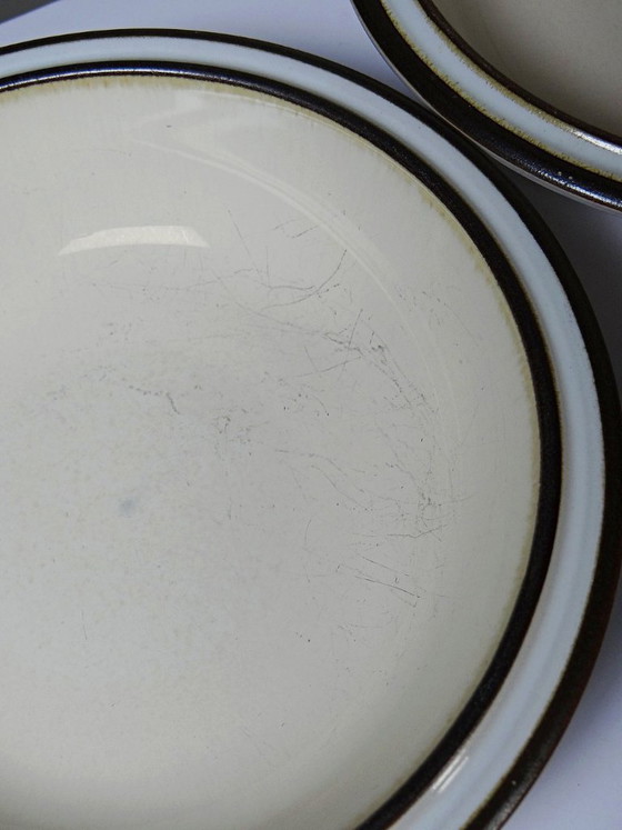 Image 1 of 8 Denby England stoneware bowls/deep plates, vintage 80s-90s