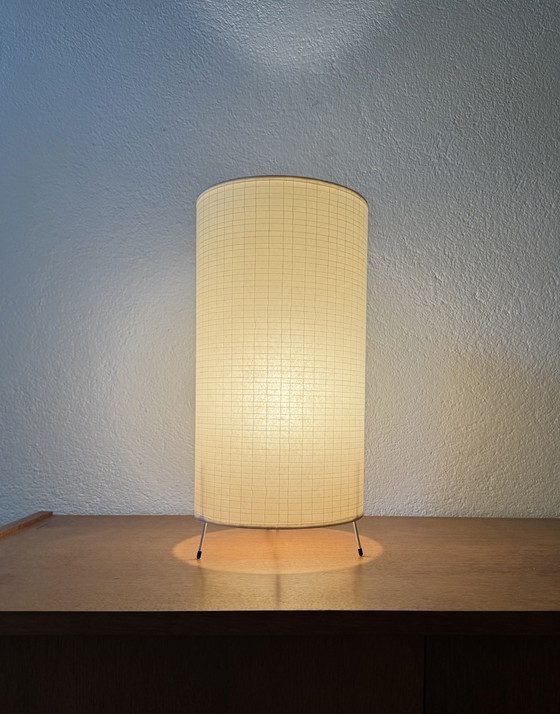 Image 1 of Lampada di carta cilindrica SCE anni '80