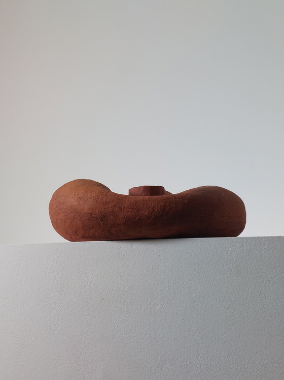 Image 1 of Sculptural, artistic vase, unique piece, artist's ceramics, 1977