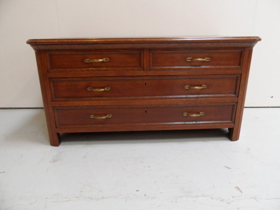 Image 1 of Antique oak chest of drawers