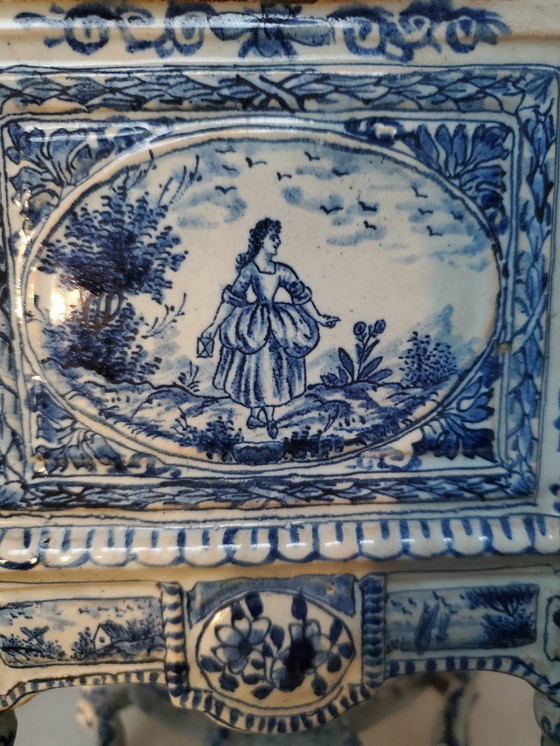 Image 1 of Pot couvert - Faïence de Delft - Circa 1800 (ref 3871)