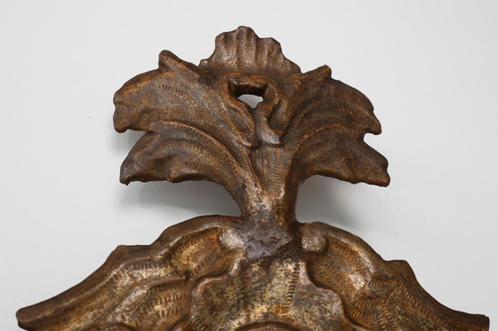 Image 1 of Italian Renaissance–Baroque Carved Wood Mirror, 17th Century