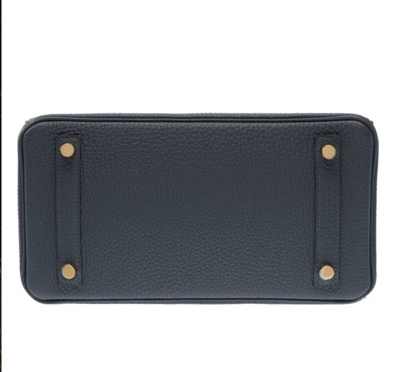 Image 1 of Borsa HERMES Birkin 25 in cuoio grigio - 103280