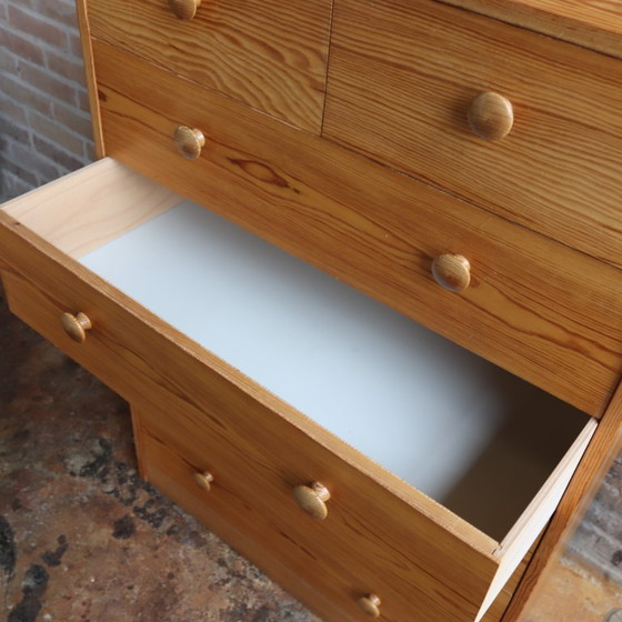 Image 1 of Commode vintage des années 1970, en bois clair