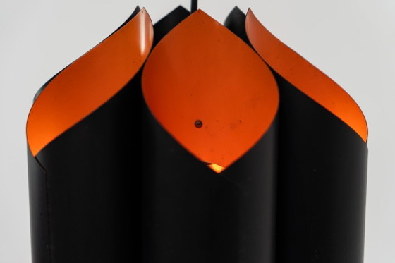 Image 1 of Sculptural pendant light by Bent Karlby for Lyfa (Denmark, 1960s).