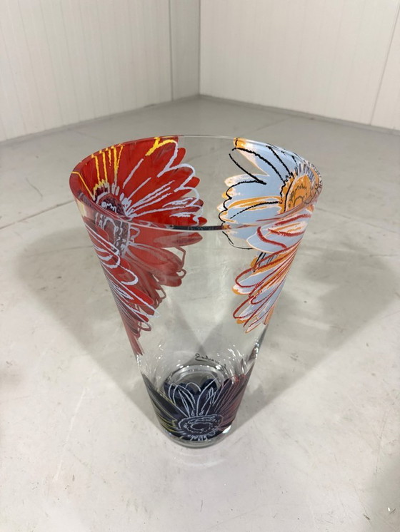 Image 1 of Jarrón de cristal de Andy Warhol para Rosenthal, Alemania, década de 1980