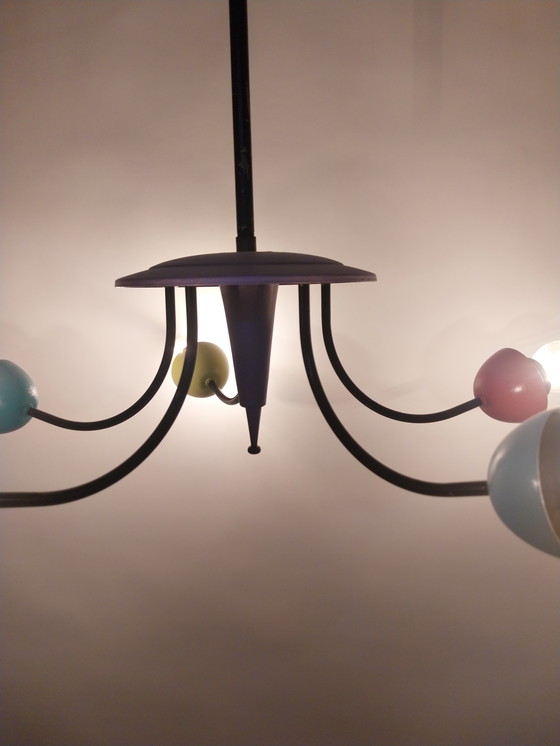 Image 1 of 1 lámpara sputnik italiana estilo stilnovo años 50