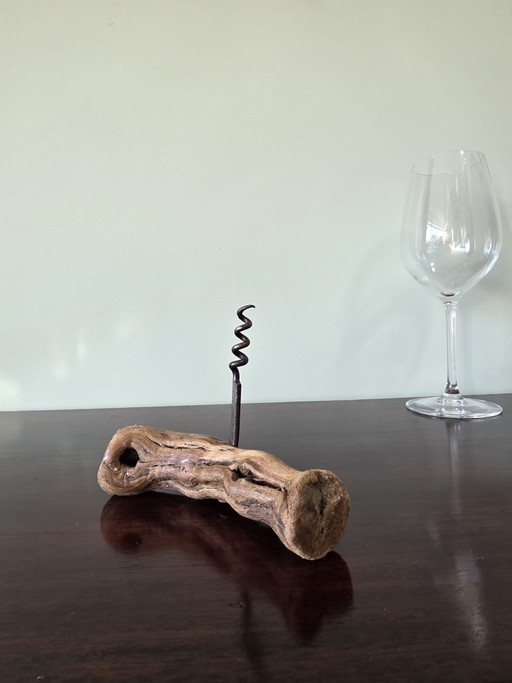 Esclusivo cavatappi in legno SIRET – accessorio vintage per il vino