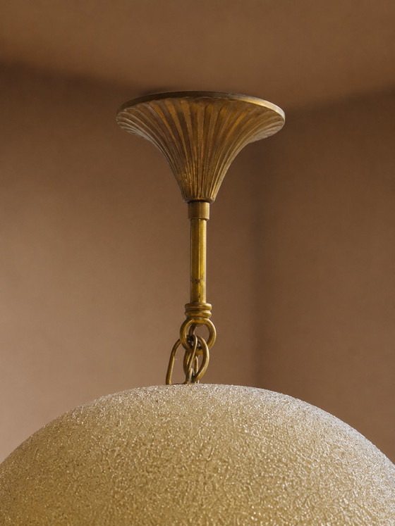 Vintage Hanglamp John En Sylvia Reid Rotaflex Sugarball Early Model – Hanglampen, Metal, Plastic (photo 5 of 5)