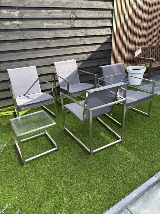 Design Jordan Brown Richard Frinier lounge chairs side table garden chair