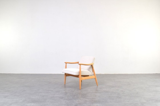 Image 1 of Fauteuils lounge style Mid-Century par J. Kędziorek, années 1960, lot de 2