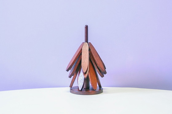 Set X4 Sottobicchieri in Teak Albero – Accessori da tavola, Wood (photo 2 of 5)