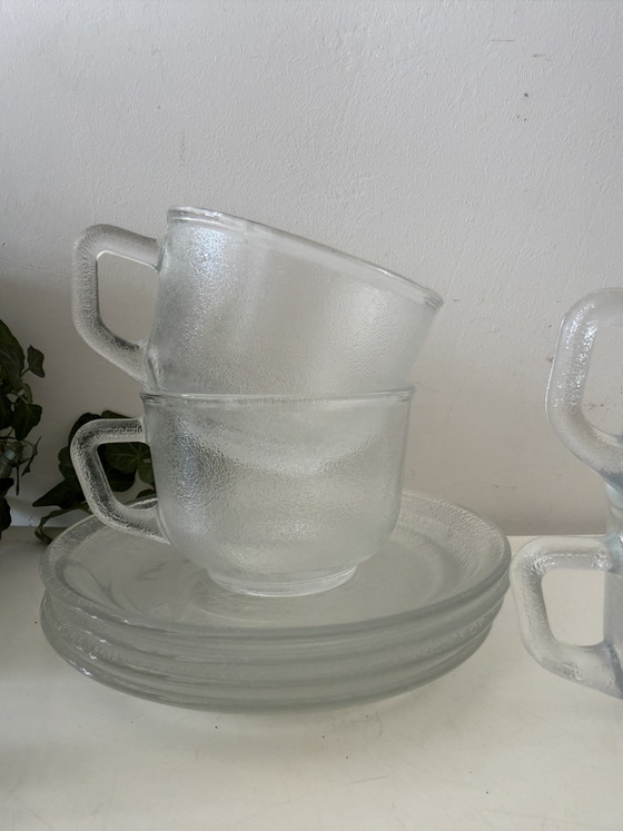 Vintage Mid Century Modern Cups And Saucers – Crockery, Glass (photo 4 of 5)
