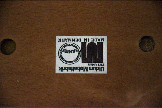 Image 1 of Set van 6 teakhouten stoelen, Uldum Mobelfabrik, Denemarken, 1960