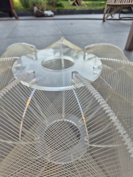 Image 1 of Lustre design par Paul Secon Sompex, diamètre 45 cm.