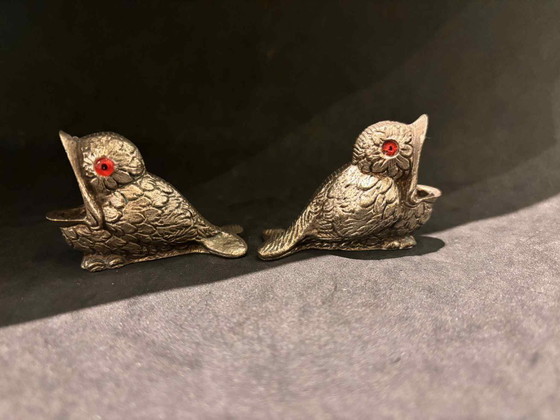 Image 1 of Antiques match hoders baby birds