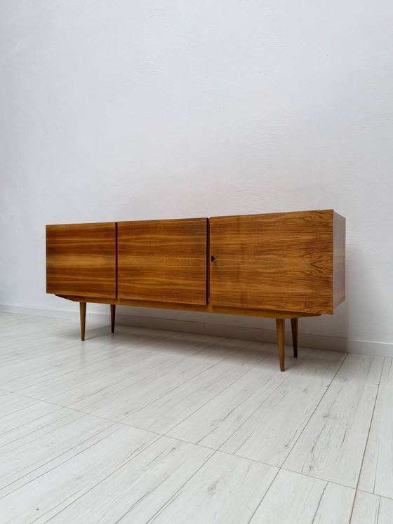 Credenza tedesca Mid-Century in noce, anni '60 – Credenze, Legno (photo 5 of 10)