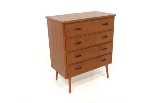 Scandinavische ladekast van teakhout, Zweden, 1960