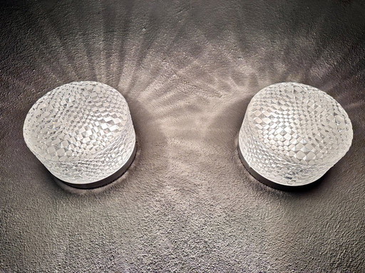 Paire d'appliques murales vintage