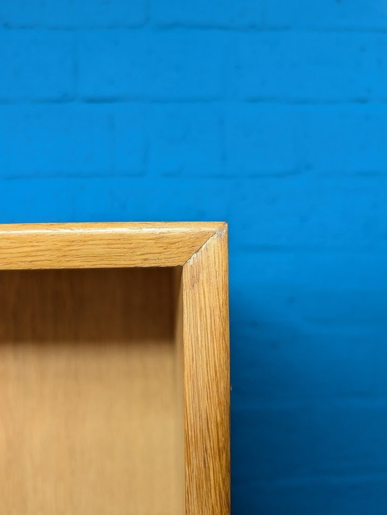 Image 1 of Libreria vintage in rovere / mobile porta dischi, Marian Grabinski per IKEA, anni '60