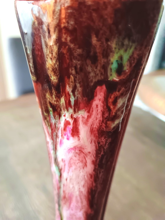 Image 1 of Jarrón de cerámica esmaltada - estilo Vallauris, años 50-70