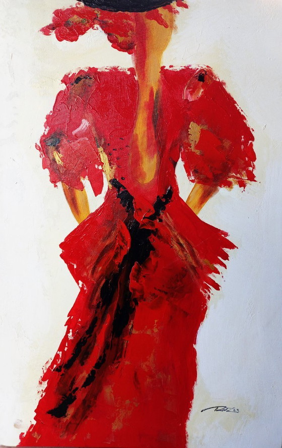 Image 1 of Dipinto decorativo 'Donna'