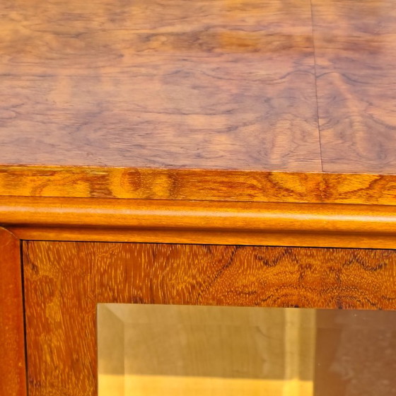 Credenza Art Déco – Credenza in Noce Burl con Vetrina in Vetro - Anni '30 – Credenze (photo 12 of 28)