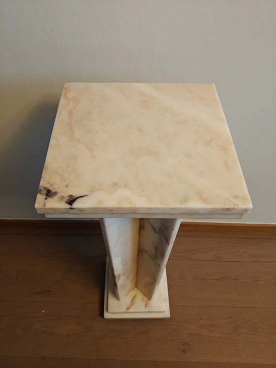 Image 1 of Marble column / pedestal - Art Deco - ca. 1930-1950