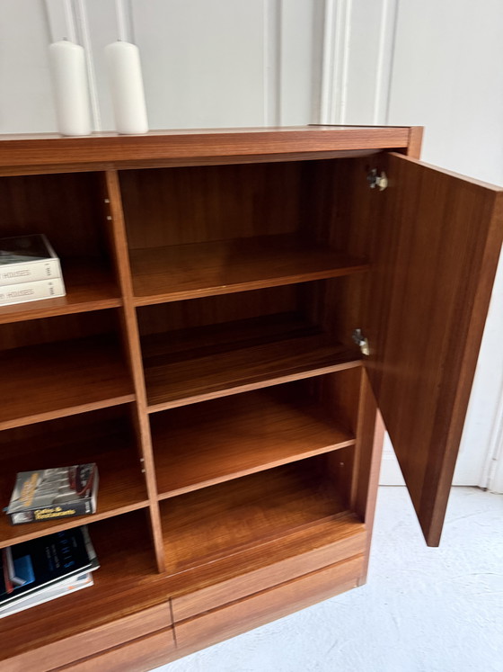 Image 1 of Vintage Scandinavian teak bookcase, 1970s