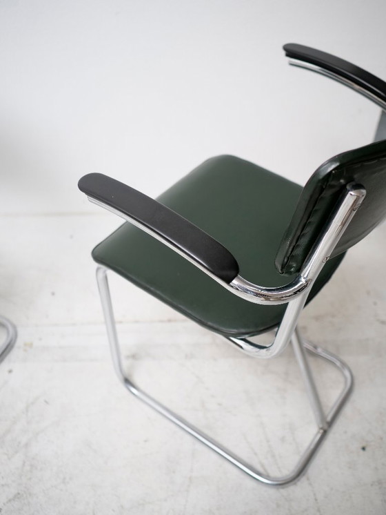 Image 1 of Paar Gispen Bauhaus-designstoelen