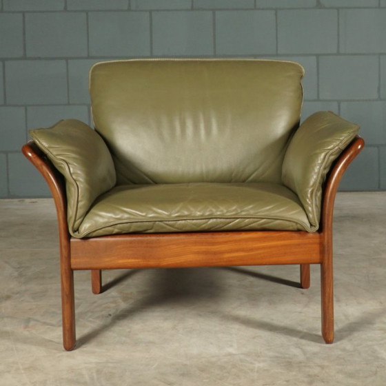 Poltrone vintage ‘Scala’ - Dreipunkt International - anni '80 – Leather, Wood (photo 9 of 11)
