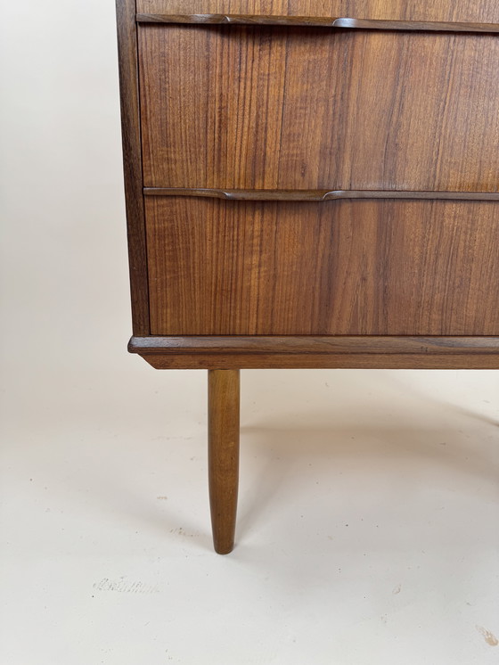Image 1 of Danish Teak Tallboy Chest of Drawers – Spacious & Stylish Storage