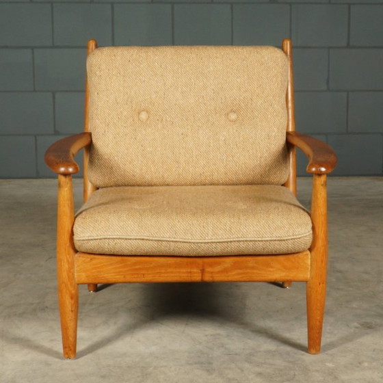 Image 1 of Fauteuil vintage – chêne – Scandinavie – années 1960