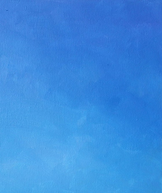 Original Oil Painting Modern Art Symbolism Sky Minimalism Flag – Paintings & Drawings, Canvas (photo 5 of 7)