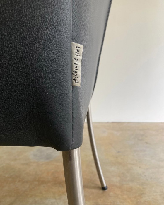 Image 1 of 2x Bert Plantagie Arc eetkamerstoel leer