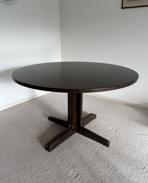 Table de salle à manger Thonet, extensible avec deux modules séparés
