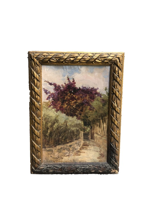 Peinture à l'huile sur toile de 1916
