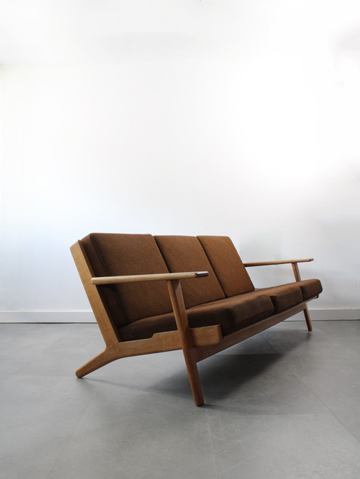 Divano danese vintage di Hans Wegner, GE-290