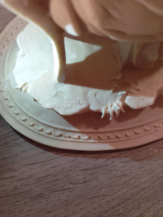 Image 1 of Rare sculpture la leçon LG BENACCHIO triade signature et logo ancre excellent etat
