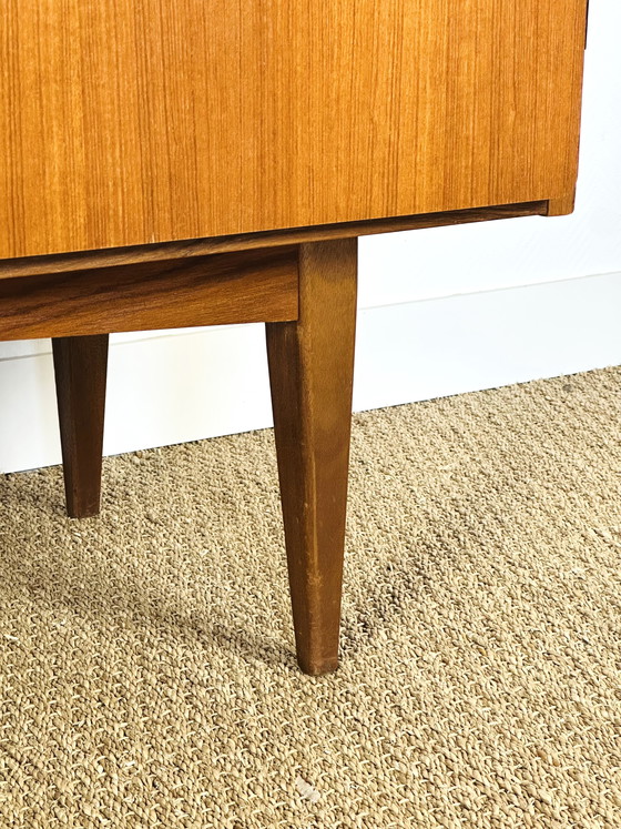 Image 1 of Minimalist Scandinavian teak sideboard, 1960s