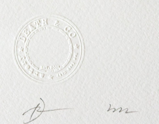 Image 1 of DEATH NYC Estampe d'art signée avec certificat d'authenticité