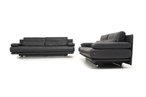 Rolf Benz 6500 Suite Bank/Sofa Driezitsbank Tweezitsbank Leer