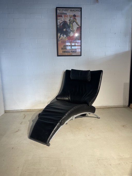 Chaise longue vintage Artdeco WK Wohnen Solo 699