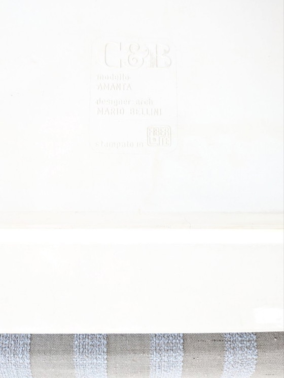 Image 1 of Vroege editie 'Amanta' loungestoel van Mario Bellini voor C&B Italia, jaren 60.